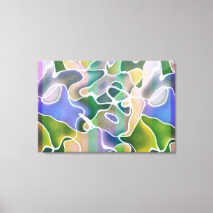 Toile Papier peint Pastel Abstrait