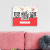 Toile Papier peint rose élégant | Photos et textes de fa (Insitu(Salon))