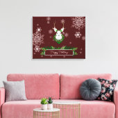 Toile Papier Reindeer rouge (Insitu(Salon))