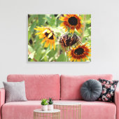 Toile Papier Tournesol étiré (Insitu(Salon))