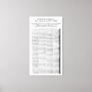 Toile Papiers, no. 10 et no. fédéralistes 51 (1787-1788)