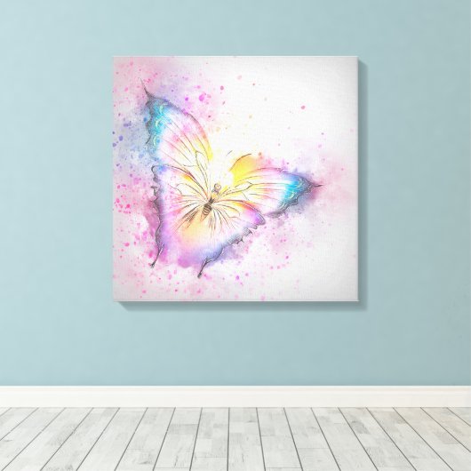 Toile Papillon (Insitu (Plancher de Bois))
