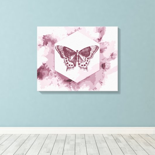 Toile papillon (Insitu (Plancher de Bois))