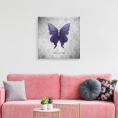 Toile Papillon à bijoux pourpre (Insitu(Salon))