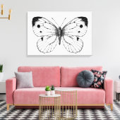 Toile Papillon à chou (Insitu(Salon))
