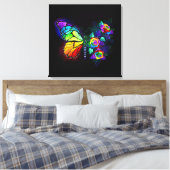 Toile Papillon arc-en-ciel (Insitu(Chambre))