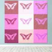 Toile Papillon Art 2 (Insitu (Plancher de Bois))