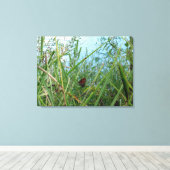 Toile Papillon au bord de la rivière (Insitu (Plancher de Bois))