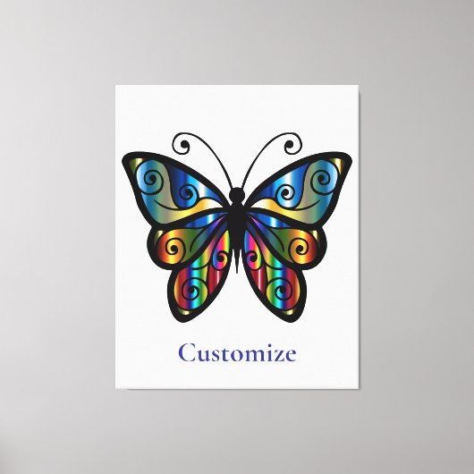Toile Papillon Coloré Thunder_Cove (Recto)