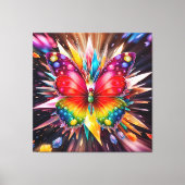 Toile Papillon cristal (Recto)