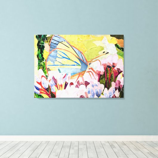 Toile Papillon de collage (Insitu (Plancher de Bois))