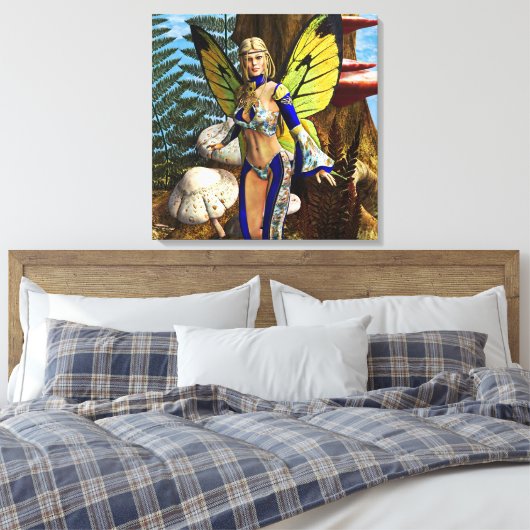 Toile Papillon de fée (Insitu(Chambre))