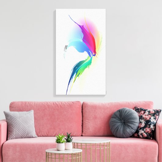 Toile Papillon de peinture Abstrait (Insitu(Salon))
