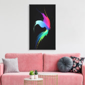 Toile Papillon de peinture Abstrait sur noir (Insitu(Salon))