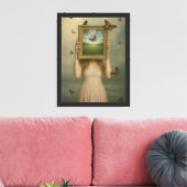Toile Papillon Dream Frame Art Imprimer (Insitu(Salon))