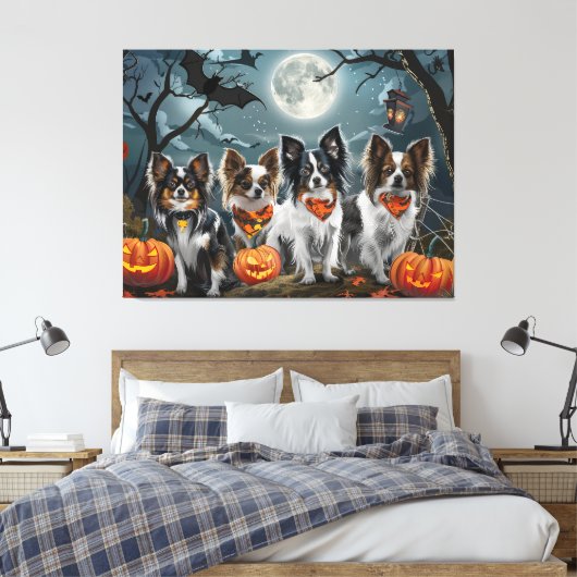 Toile Papillon Halloween Éffrayant (Insitu(Chambre))