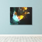 Toile Papillon lumineux et papillons de nuit (Insitu (Plancher de Bois))