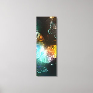 Toile Papillon lumineux et papillons de nuit
