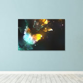 Toile Papillon lumineux et papillons de nuit (Insitu (Plancher de Bois))