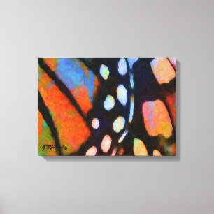 Toile Papillon monarque