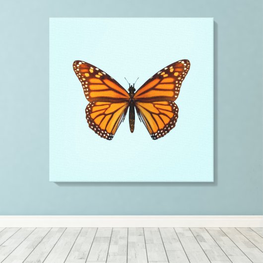 Toile Papillon monarque (Insitu (Plancher de Bois))