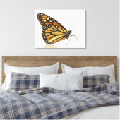 Toile Papillon monarque (Insitu(Chambre))