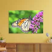 Toile Papillon monarque - Danaus plexippus - Femelle (Insitu(Salon))
