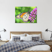 Toile Papillon Monarque - Danaus plexippus - Femme (Insitu(Chambre))