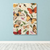 Toile Papillon Moth Nature Collection Dessin (Insitu (Plancher de Bois))