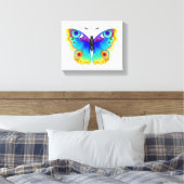 Toile Papillon Paon Arc-en-Ciel (Insitu(Chambre))
