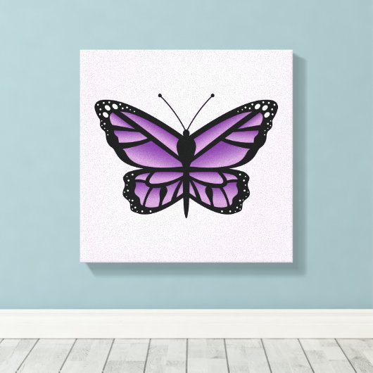 Toile Papillon pourpre (Insitu (Plancher de Bois))