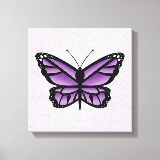 Toile Papillon pourpre (Recto)