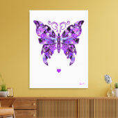 Toile Papillon pourpre 31 Carnet (Insitu(Salon))