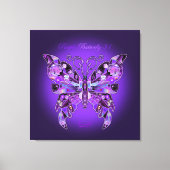 Toile Papillon pourpre 31 Carnet (Recto)