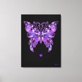 Toile Papillon pourpre 31 Carnet (Recto)