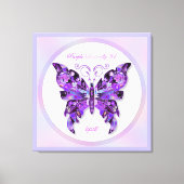 Toile Papillon pourpre 31 Carnet (Recto)