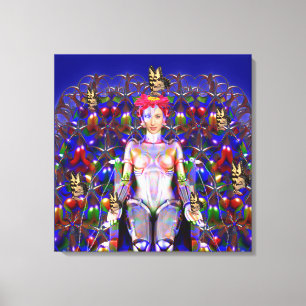 Toile Papillon Robot