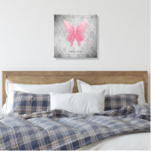 Toile Papillon rose bijoux (Insitu(Chambre))