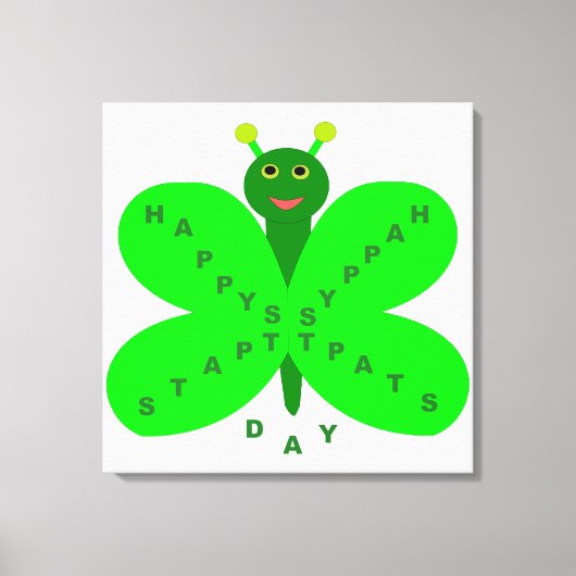 Toile papillon Saint-Patrick (Recto)