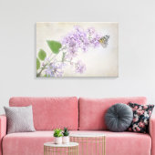 Toile papillon sur fleur de lilas (Insitu(Salon))