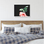 Toile Papillon sur la fleur 2 (Insitu(Chambre))