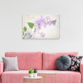 Toile papillon sur la fleur lilas (Insitu(Salon))