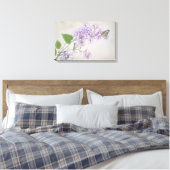 Toile papillon sur la fleur lilas (Insitu(Chambre))