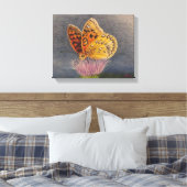 Toile Papillon sur un Chardon (Insitu(Chambre))