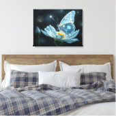 Toile Papillon sur une fleur de lune (Insitu(Chambre))