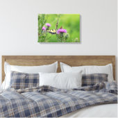 Toile Papillon swallowtail et skipper sur chardon (Insitu(Chambre))