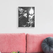 Toile Papillon vers la Flamme — par BurnsInHell (Insitu(Salon))