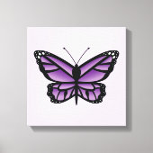 Toile Papillon Violet (Recto)