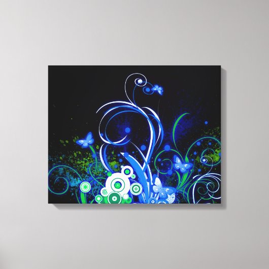 Toile Papillons (Recto)