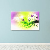 Toile Papillons (Insitu (Plancher de Bois))